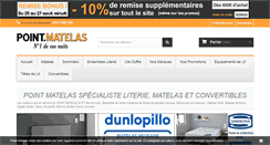 Desktop Screenshot of point-matelas.com